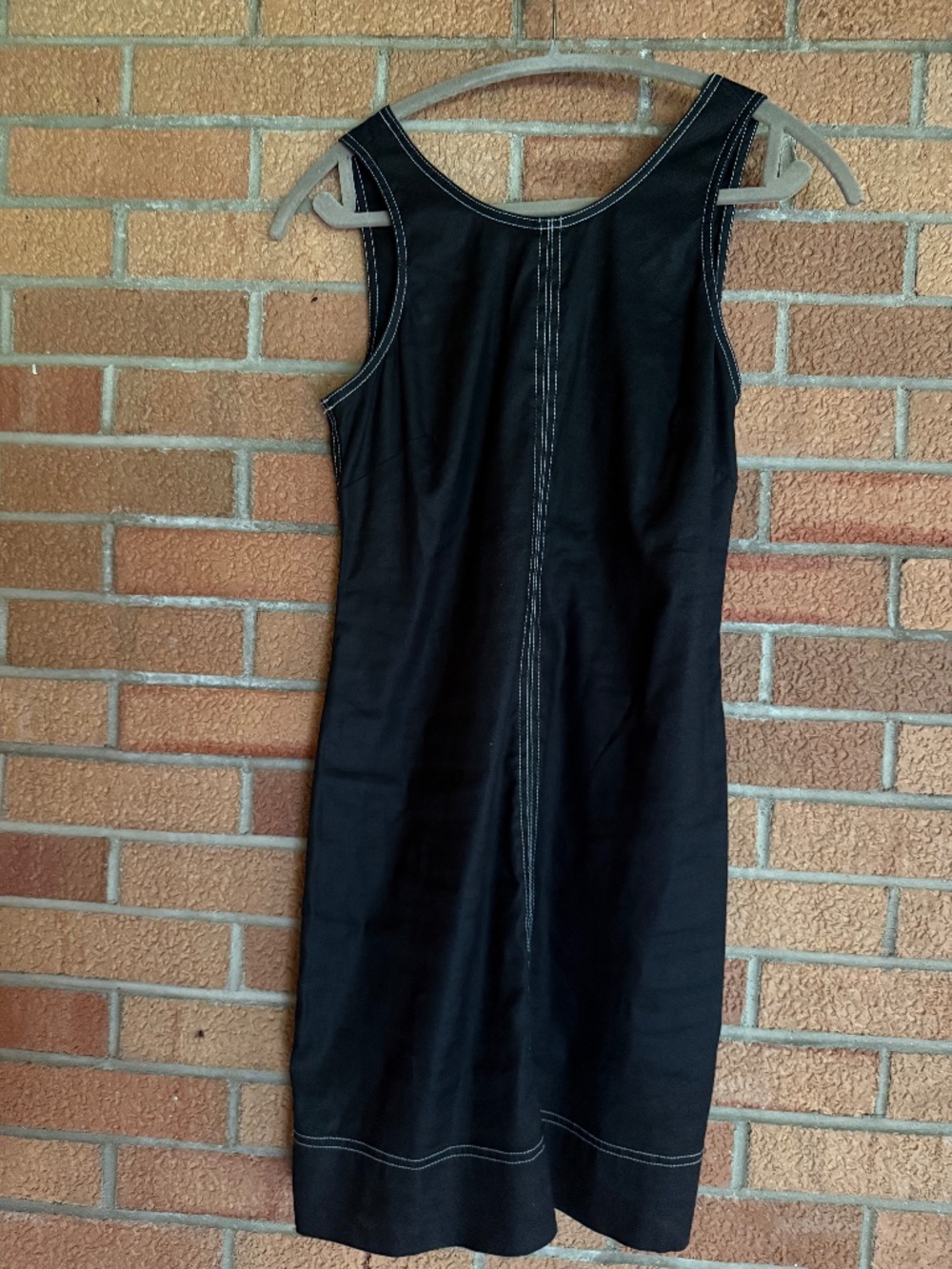 Tommy Bahama black linen dress XS